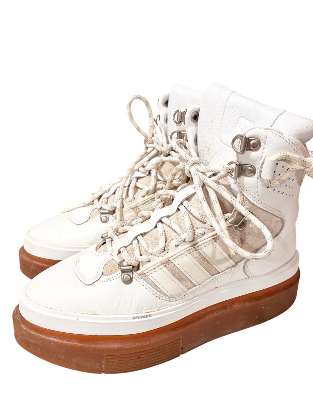 Ivy Park X Adidas Super Sleek Boots Icy Park Lace Up Size 7